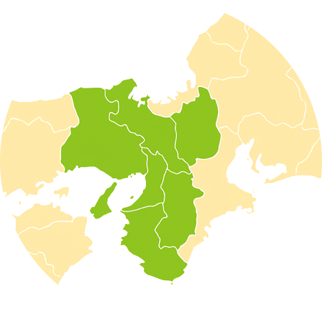 対応エリア地図